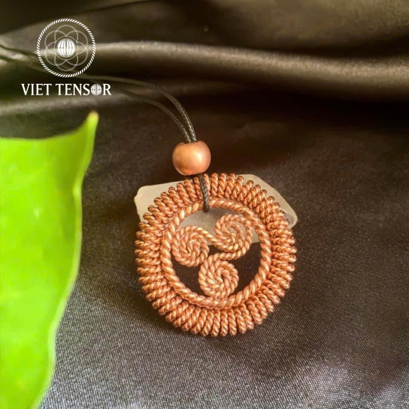 Triskelion Pendant with Coiled Edge